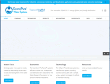 Tablet Screenshot of econopure.com